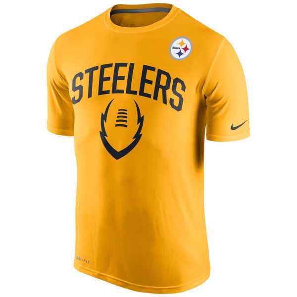 Pittsburgh Steelers Nike Legend Icon Performance WEM T-Shirt - Gold,We sell and wholesale Pittsburgh Steelers Nike Legend Icon Performance WEM T-Shirt - Gold on line form chian!